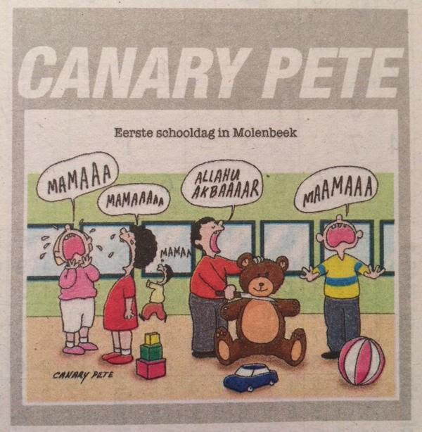 CANARY PETE Eerste schooldag in Molenbeek MA MA ALIAHU ANABAMAAR AAMAA MAMA