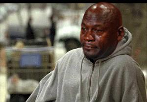 Hoodie GIF Crying Michael Jordan Know Your Meme