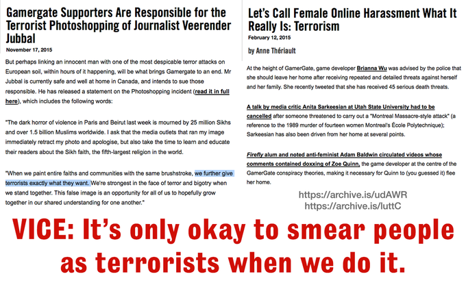 VICE media. Vice for reason. | GamerGate | Know Your Meme