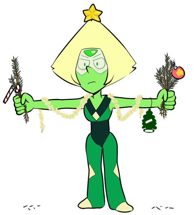 "Source":http://drawendo.tumblr.com/post/134801137266/could-you-draw-peridot-as-a-christmas-tree
http://imgur.com/uvHRBev
