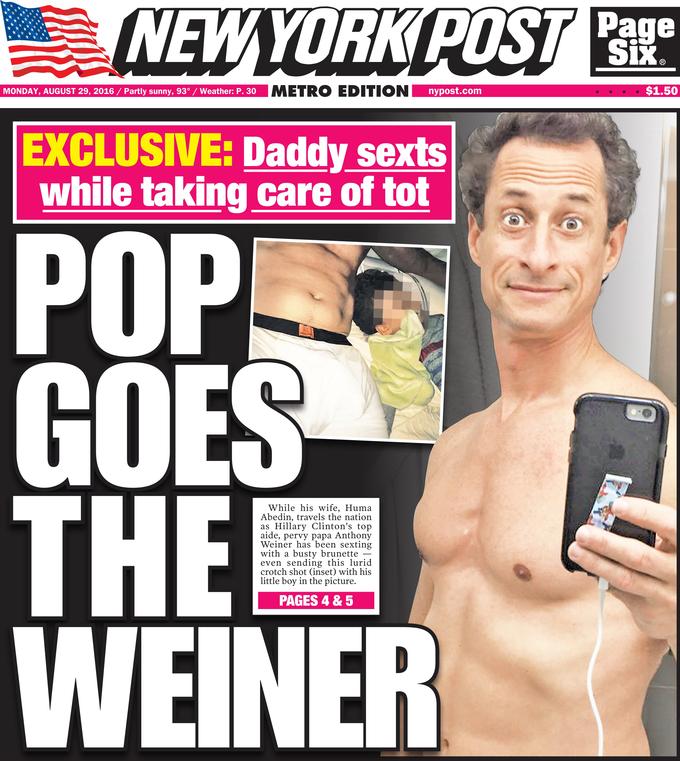 NY Post | Weinergate | Know Your Meme