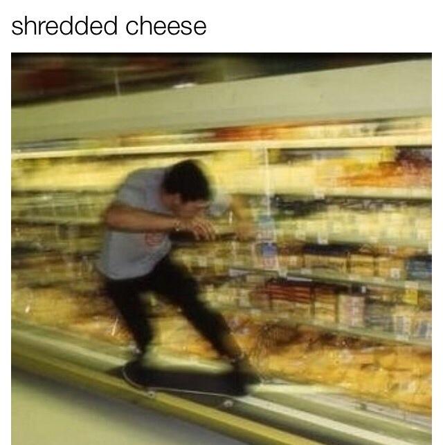 shredded cheese