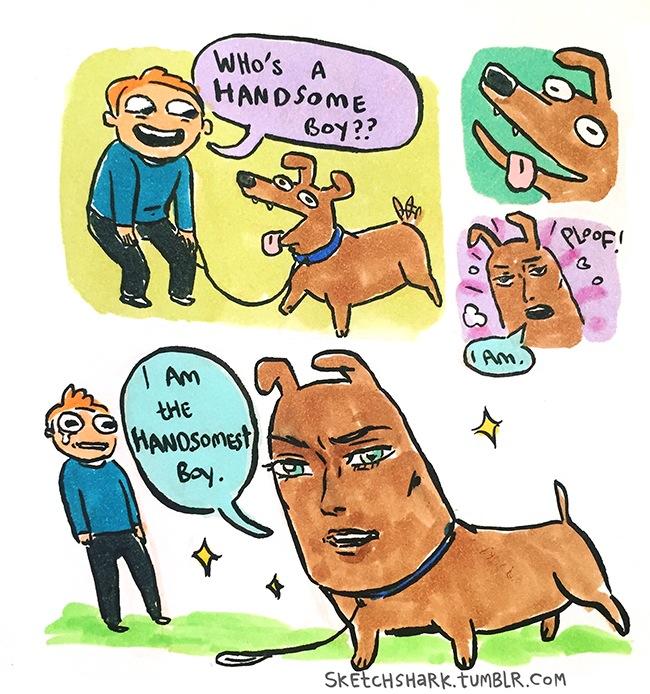 WHo's A HAND Some Boy ?? Am tHe HANOSomest Goy SkEtcHSHaRk.tumBLR.CoM