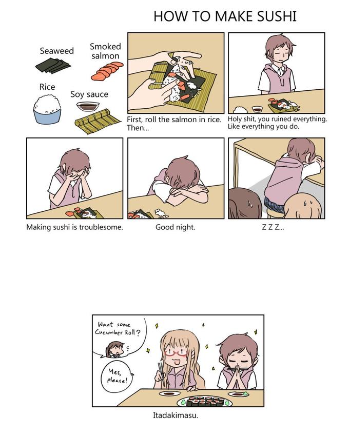 How to make sushi in yuritopia by patchimlikit (mukiki) | Know Your Meme