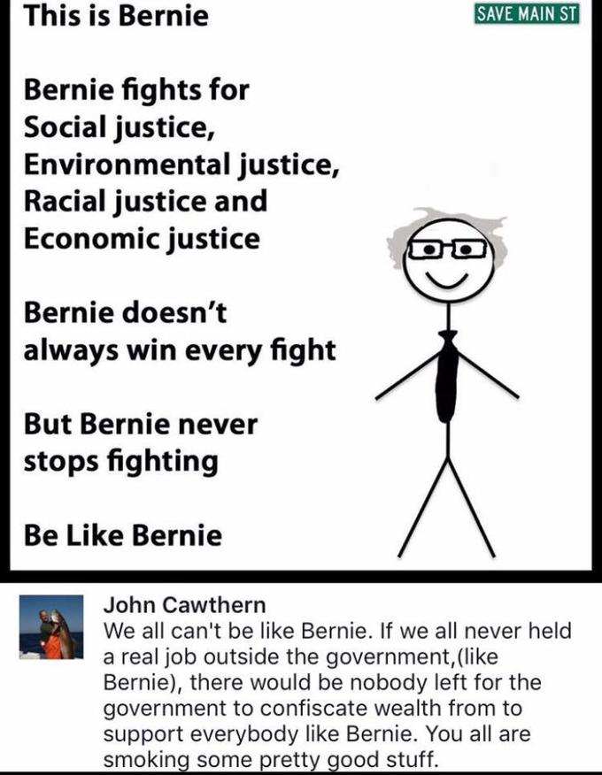 Be like Bernie. | Counter-Signal Memes | Know Your Meme