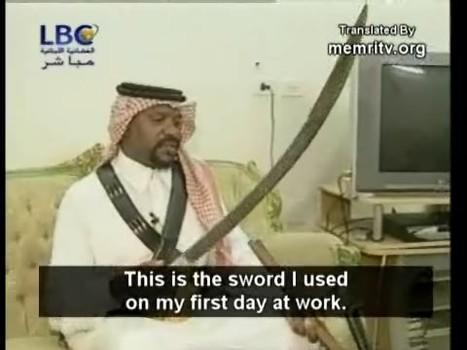 LBC By anslatedE memritvorg This is the sword I used on my first day at work.