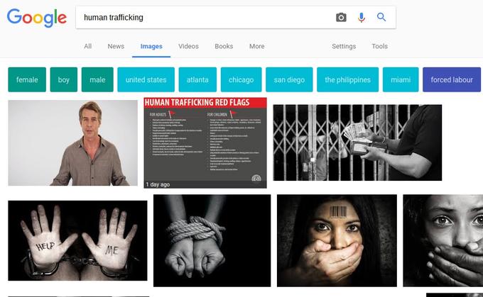Googlehuman trafficking Sooale human trafficking All News Images Videos Books More Settings Tools femalebymale united states atlanta chicago san diego philippines miami forced labour HUMAN TRAFFICKING RED FLAGS FOR ADULTS FOR CHILDREN 1 day ago HELP ME