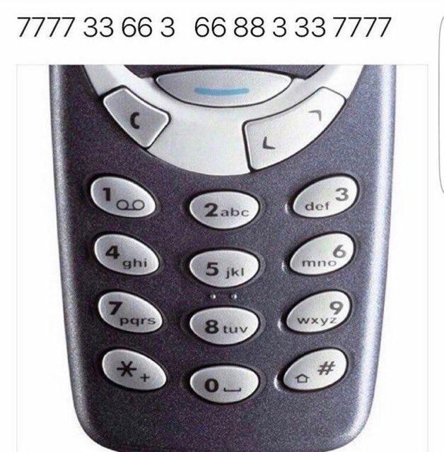 7777 33 66 3 66 88 3 33 7777 3 0o 2abc def 4 6 ghi mno jkI 7 9 pars wxyz 8 tuv