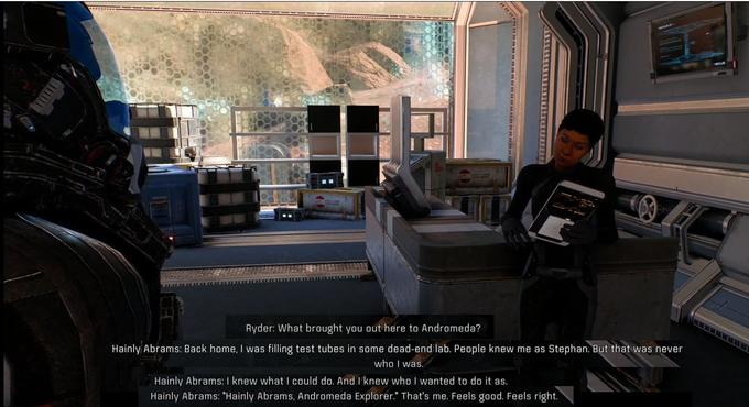 F--- me, this is some **terrible** writing, Why can't they just write characters as normal people, BUT NOOOO they _need_ to shoehorn something *"progressive"* on the dialogue...

Seeing my favorite franchise like this... it's painful.
