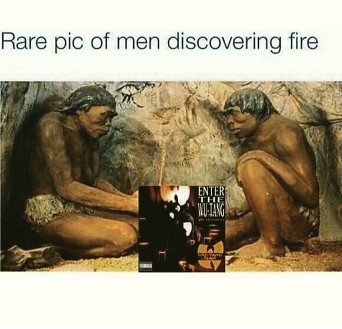 Rare pic of men discovering tire ENTER