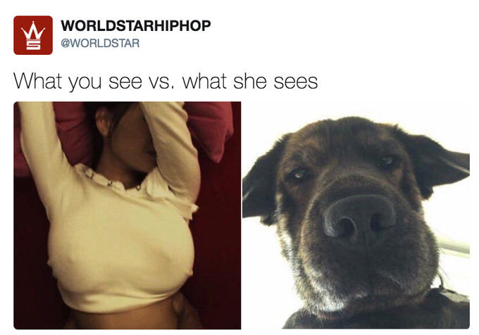 What You See vs. What She Sees | Know Your Meme