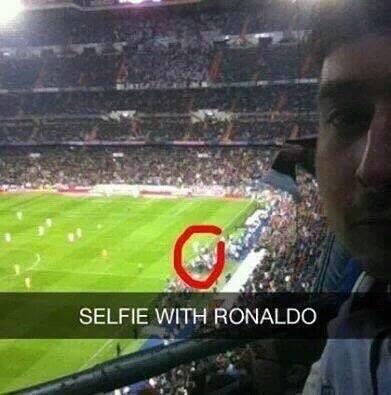 SELFIE WITH RONALDO