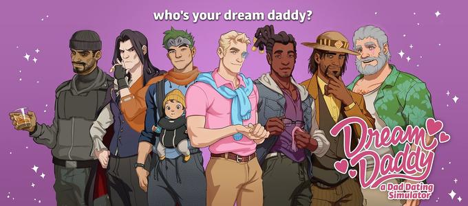 who's your dream daddy? add a Dad Dating Simulator