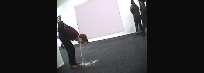 Puke Template | Art Gallery Puking | Know Your Meme