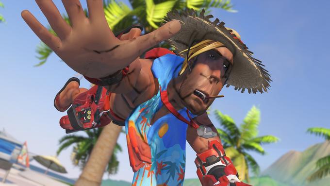 Obligatory smear frame shot with McCree's new skin.

The dark lines are some kind of ambient occlusion glitch, I think.