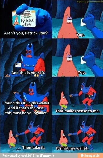 Patrick Star S Wallet Know Your Meme