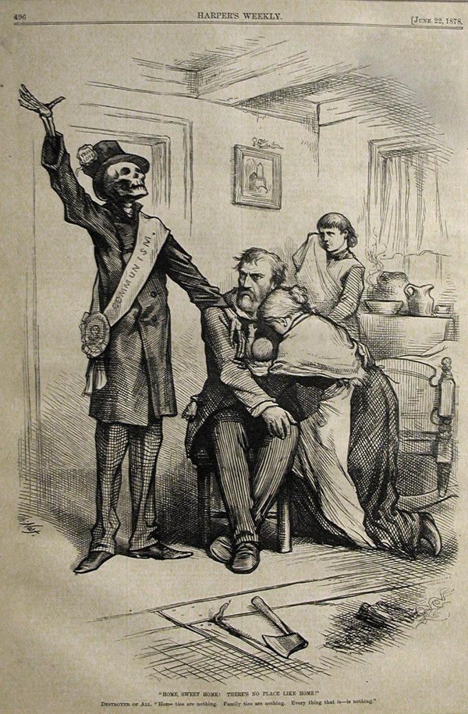 HARPERS WEEKLY Jexx 2,1878 496 Every thing that is-I-nothing." Domorrn or Aㅥ "Home ties are nothing. ramily ties ar"-othing.