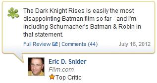 The Dark Knight  Rotten Tomatoes