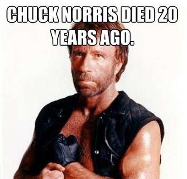 CHUCK NORRIS DIED 20 YEARS AGO