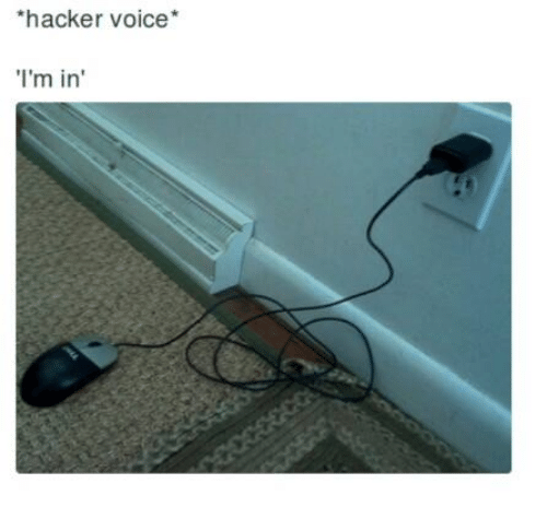 They said Im hacking