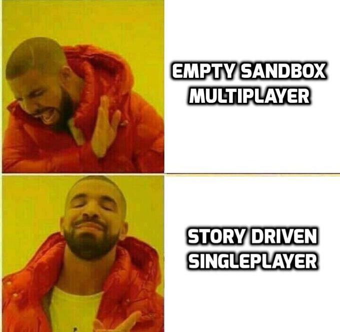 EMPTYSANDBOX MULTIPLAYER STORY DRIVEN SINGLEPLAYER