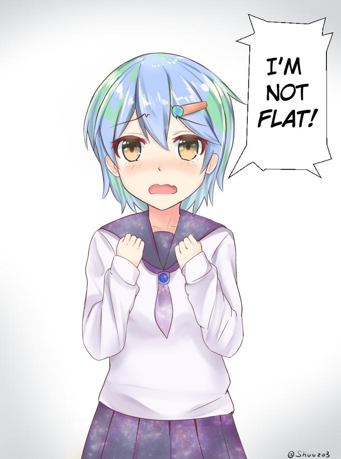 I'M NOT FLAT! @Shuuzo