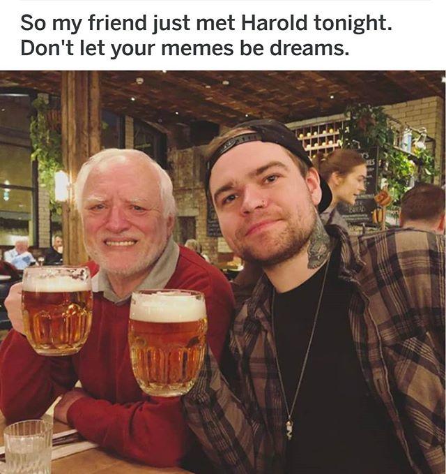 Hide The Pain Harold Know Your Meme