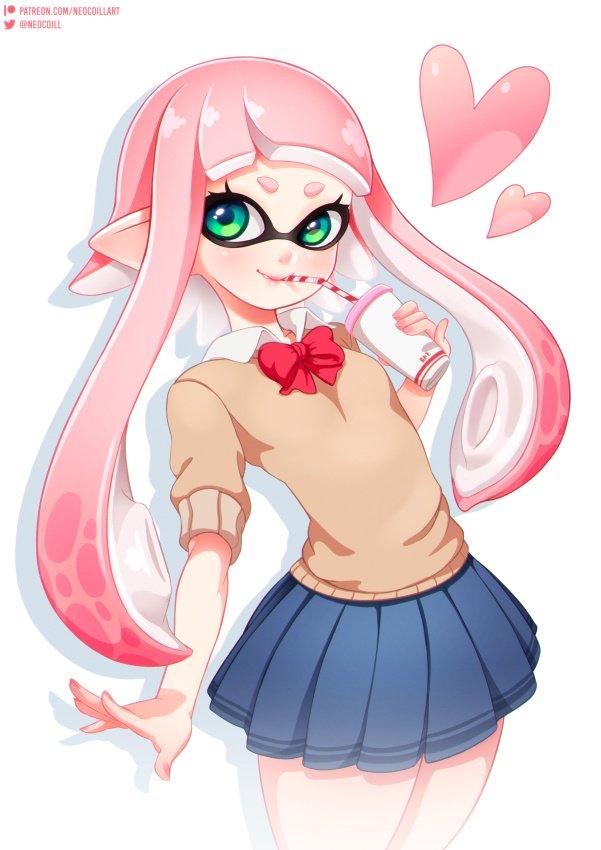 Pink Inkling by NeoCoill | Splatoon | Know Your Meme