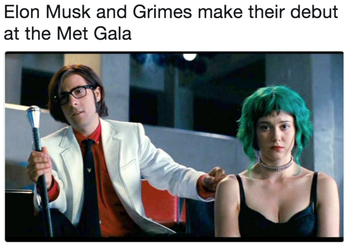 Elon Musk and Grimes make their debut at the Met Gala