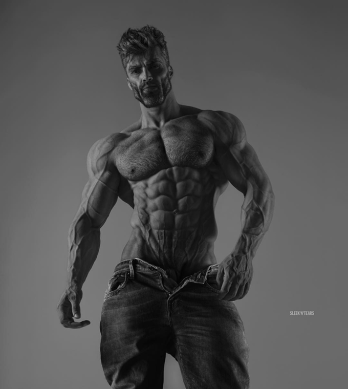 gigachad #chad #bodybuilding #bodybuilder #meme #model