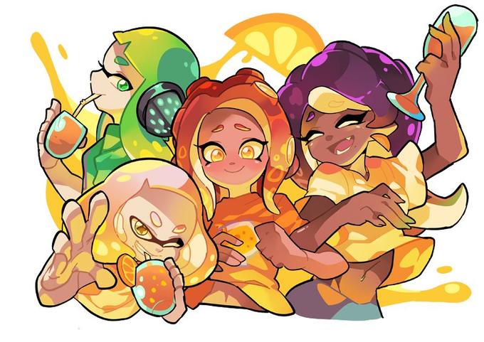 "Tumblr Source":http://gomigomipomi.tumblr.com/post/175206534871/agent-8s-first-splatfest