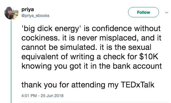 Image result for big dick energy meme