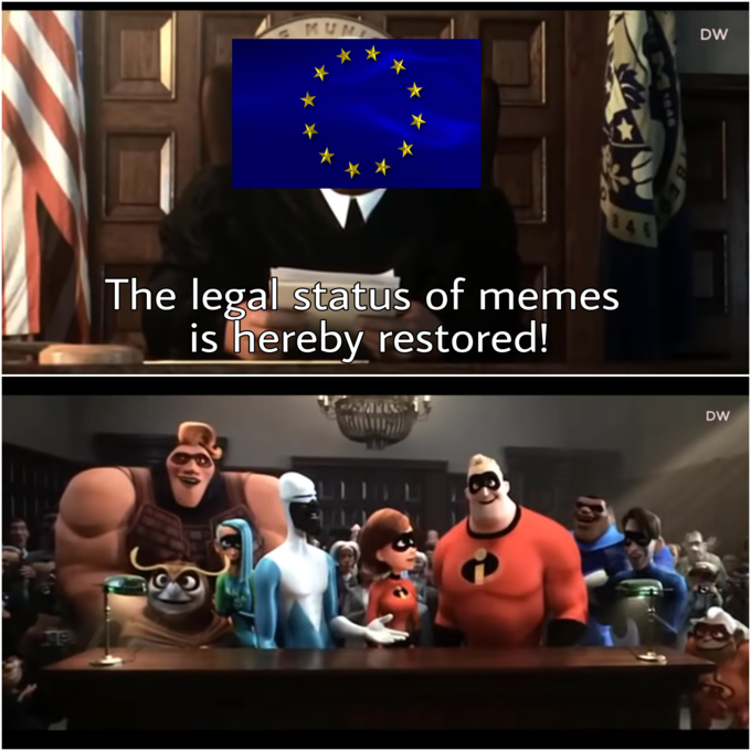 K u DW The legal status ot memes is Ihereby restored! DW