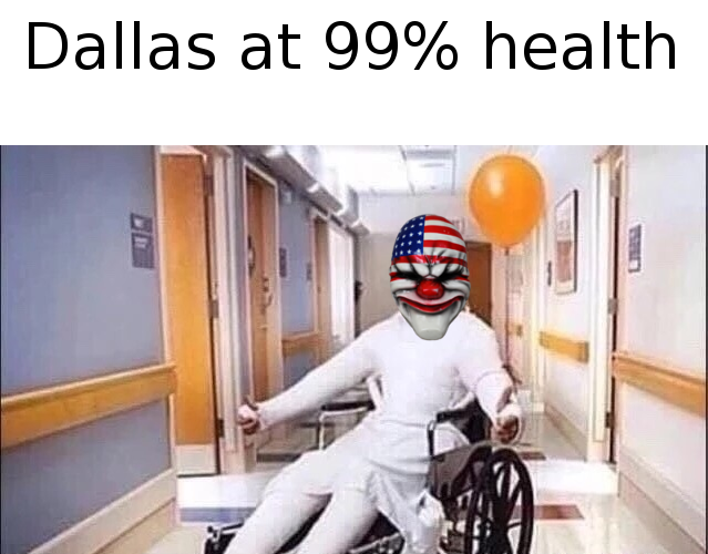 Dallas at 99% health