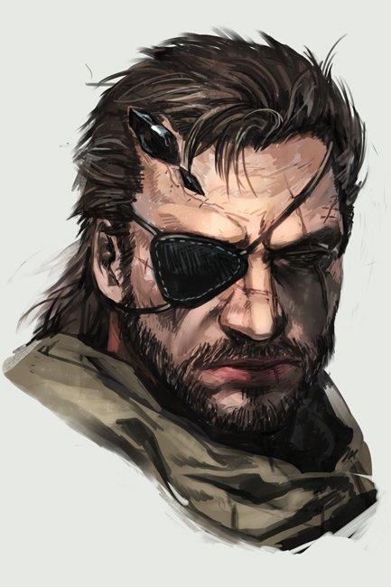 metal gear solid 5 snake face