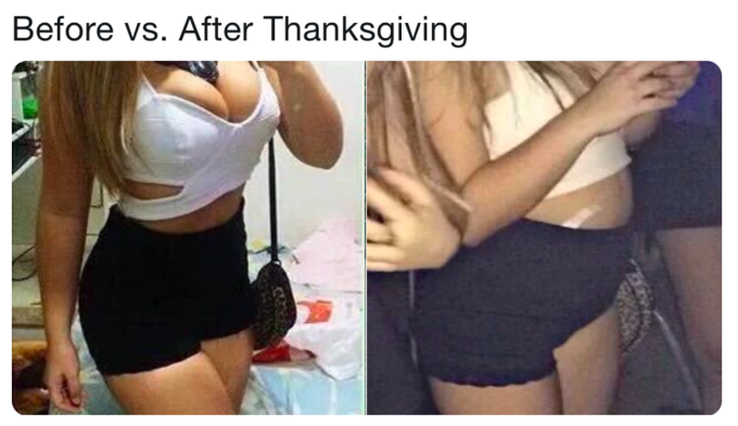 Before vs. After Thanksgiving 2