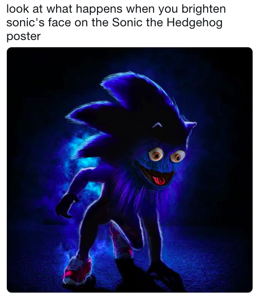 Here's the sonic movie poster brightened : r/SonicTheHedgehog