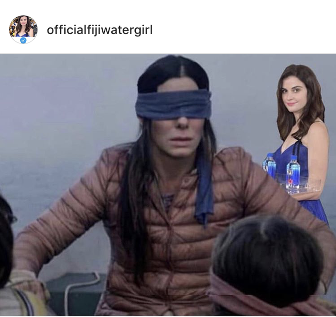 Image result for fiji water girl meme