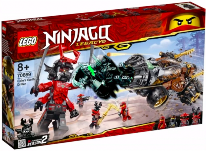 Whenuago Legacy @ NİNJAGg LEGACY 70669 Cole's Earth Driller SEASON