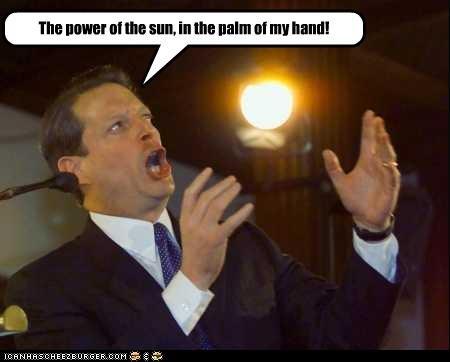 The power of the sun, in the palm of my hand!