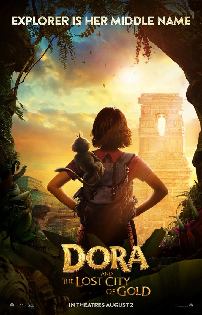 EXPLORER IS HER MIDDLE NAME DORÄ AND THE LOST CITY OF GOLD IN THEATRES AUGUST 2 Dora Movie
