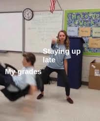 up late