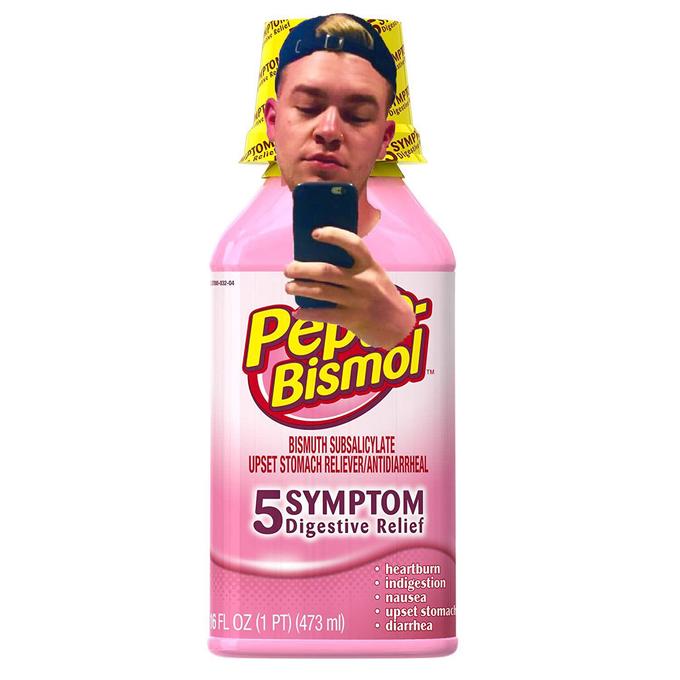 lie Dig Dige 0 7000-032-04 Pep Bismol TM BISMUTH SUBSALICYLATE UPSET STOMACH RELIEVER ANTIDIARRHEAL SYMPTOM Digestive Relief o heartburn o indigestion ausea FL OZ(1 PT (473 ml) o diatrh stomat o upset diarrhea