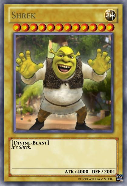 SHREK DIVINE-BEAST] It's Shrek ATK/4000 DEF/2001 1990 WILLIAM STEIG