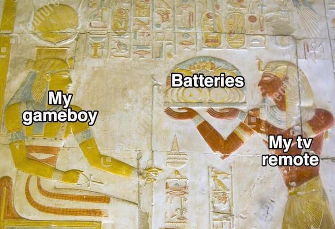 Batteries My gameboy My ty remote
