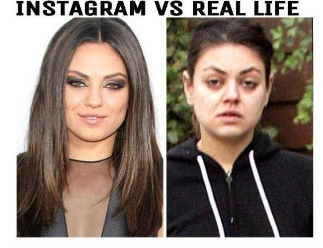 INSTAGRAM VS REAL LIFE