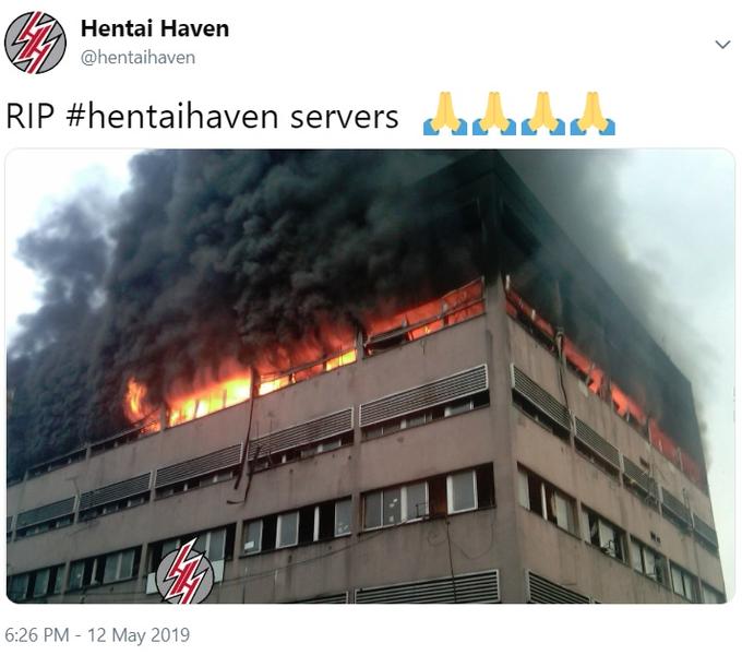 Hentai Haven @hentaihaven RIP #henta!haven servers acac a" a 6:26 PM-12 May 2019