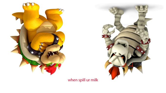 when spill ur milk