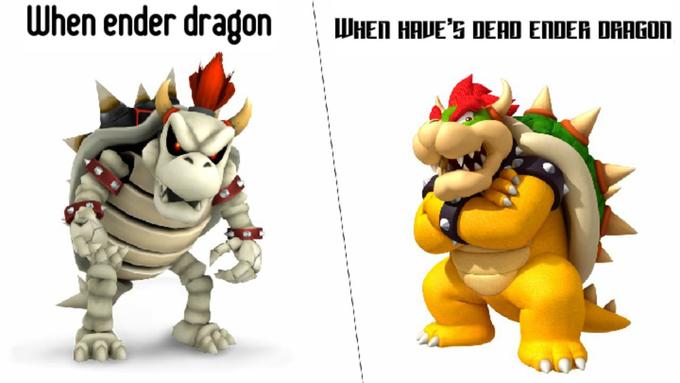 When ender dragon WHE HAUE'S DED EMDER DRAGan