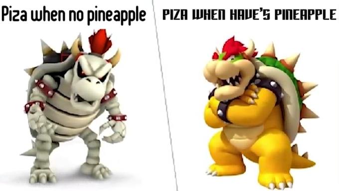 Piza when no pineapple PlZA ШНЕП HADE'S PIEAPPLE